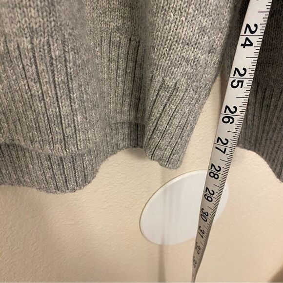 Sonoma Goods For Life Quarter Zip Sweater gray mock neck turtleneck mens L - Picture 6 of 9
